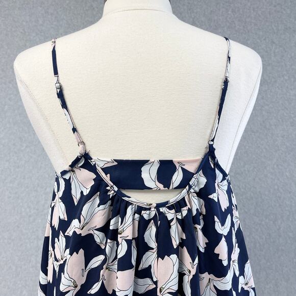 Saks Fifth Avenue Trapeze Swing Mini Dress Womens Medium Whimsy Feminine‎ Dainty - Picture 4 of 8